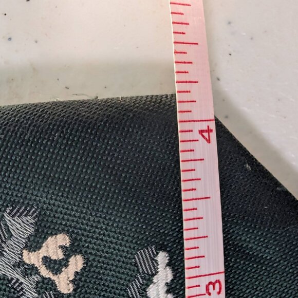 Vintage 1970's Jacquard Woven Polyester Kipper Tie Featuring A Bird & Tree Scene - Picture 4 of 8